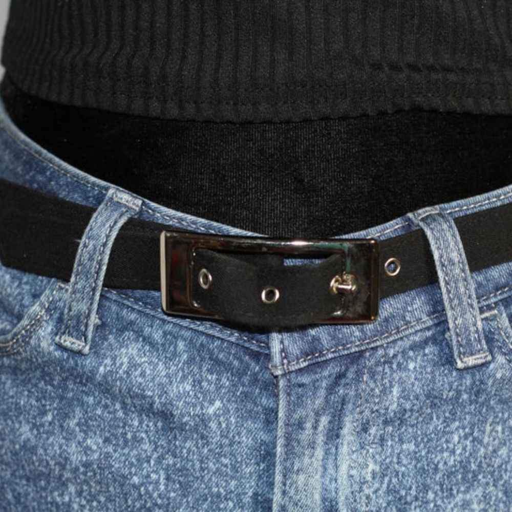 Black & Silver Belt